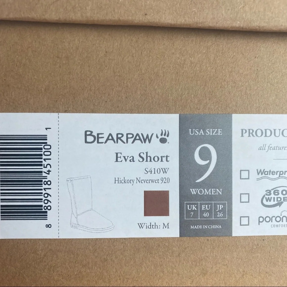 BEARPAW Eva Short Boots NIB - Picture 8 of 9